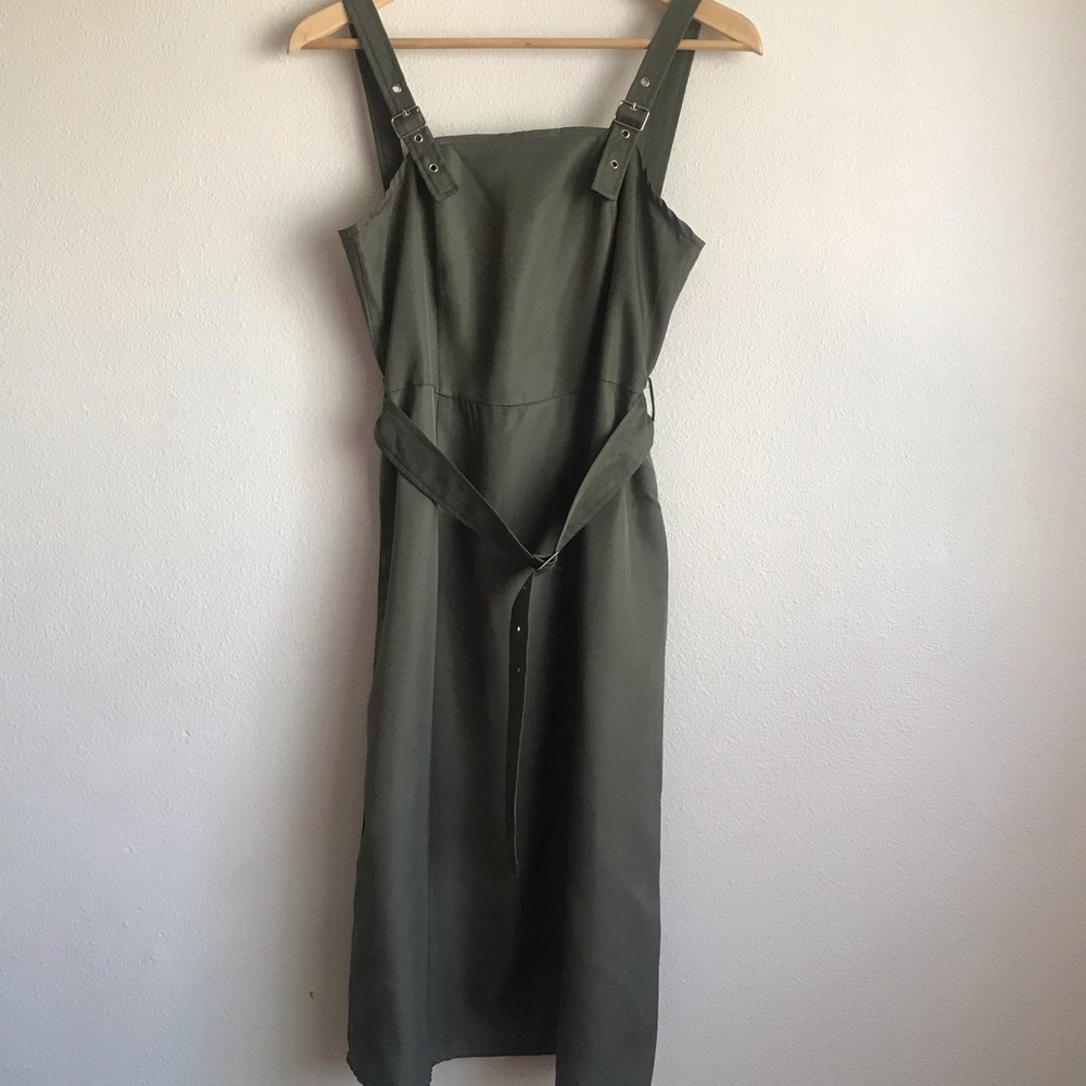 Cute Trendy Khaki Dress